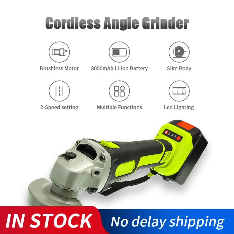 Бесщеточный полировщик шлифовальный металлического аккумуляторная угловая