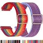 Эластичный нейлоновый браслет для Samsung Galaxy Watch 4, Classic, 3, 46, Active 2, 42 мм, Gear S3, Huawei GT 2, 2e, 3 pro, 20 мм, 22 мм