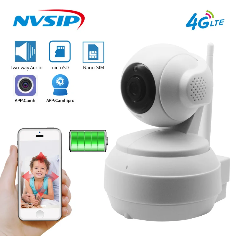 Беспроводная 4G sim карта беспроводная камера 1080P TF видео Запись Мини CCTV