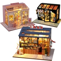 cutebee diy doll house wooden doll houses miniature dollhouse furniture kit toys for children christmas gift td28