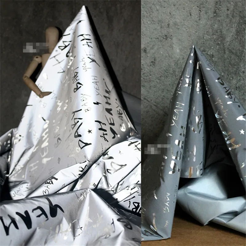 45*140 см/шт. монограмма с отражающими свойствами Творческий плащ-Тренч ткань