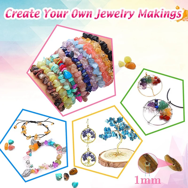 Making Kit Withgemstone DIY Earring Supplies With Letter Beads Friendship Bracelet Pendants Charms For |