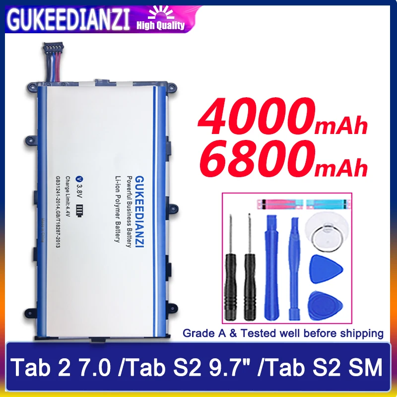 Сменный аккумулятор SP4960C3B для планшета Samsung GALAXY Tab 2 7 0 GT P3100 P3110 P3113 P6200 S2 9 &quotTab SM
