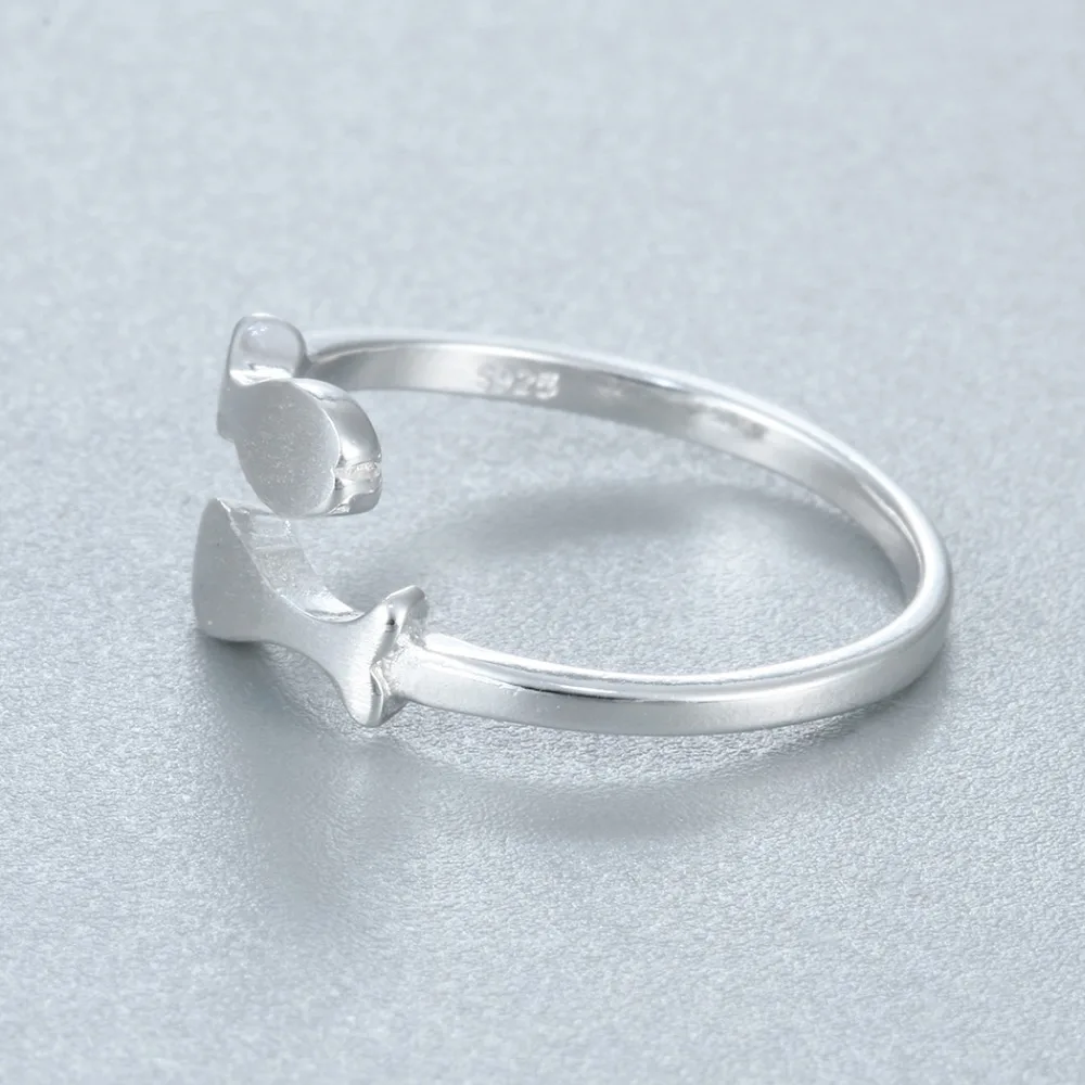 Модное корейское кольцо Chandler с двойным Китом женское Открытое Женское морским