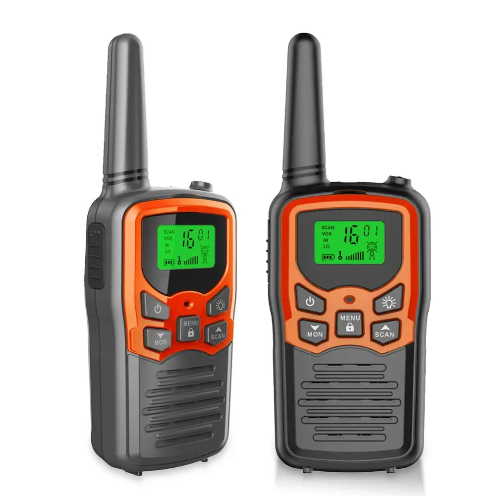 2 шт. портативная рация 462.-467 MHz UHF мини Портативная радиостанция коммуникатор