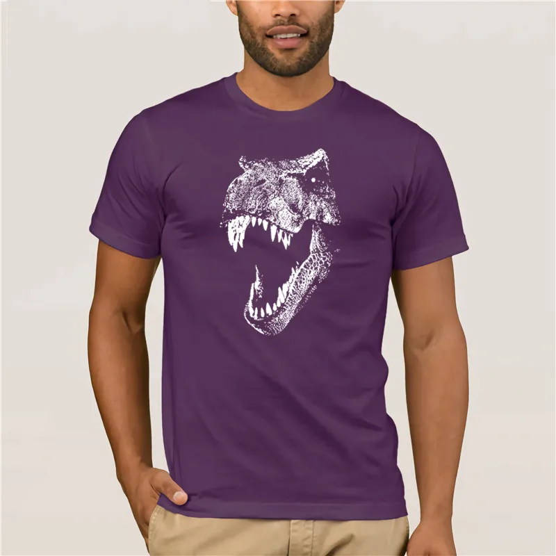 

Fashion T Shirt 100% Cotton Design Awesome Dinosaur Park Mens T-shirt Cotton