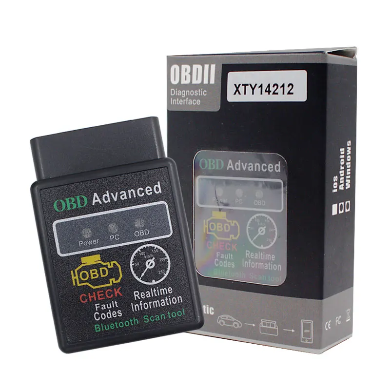 

HH OBD ELM327 Bluetooth V1.5/V2.1 OBD2 CAN BUS Check Engine HHOBD ELM 327 Bluetooth OBDII OBD 2 Car Auto Diagnostic Scanner Tool