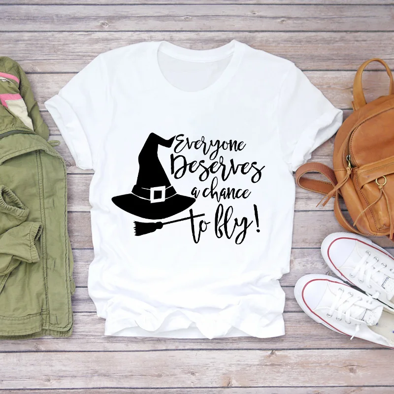 Женские футболки с мультяшным принтом тыквы ведьмы на Хэллоуин осень Осень Топ