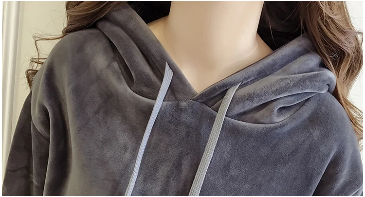 2019 осенний женский Бархатный спортивный костюм для отдыха комплект из двух