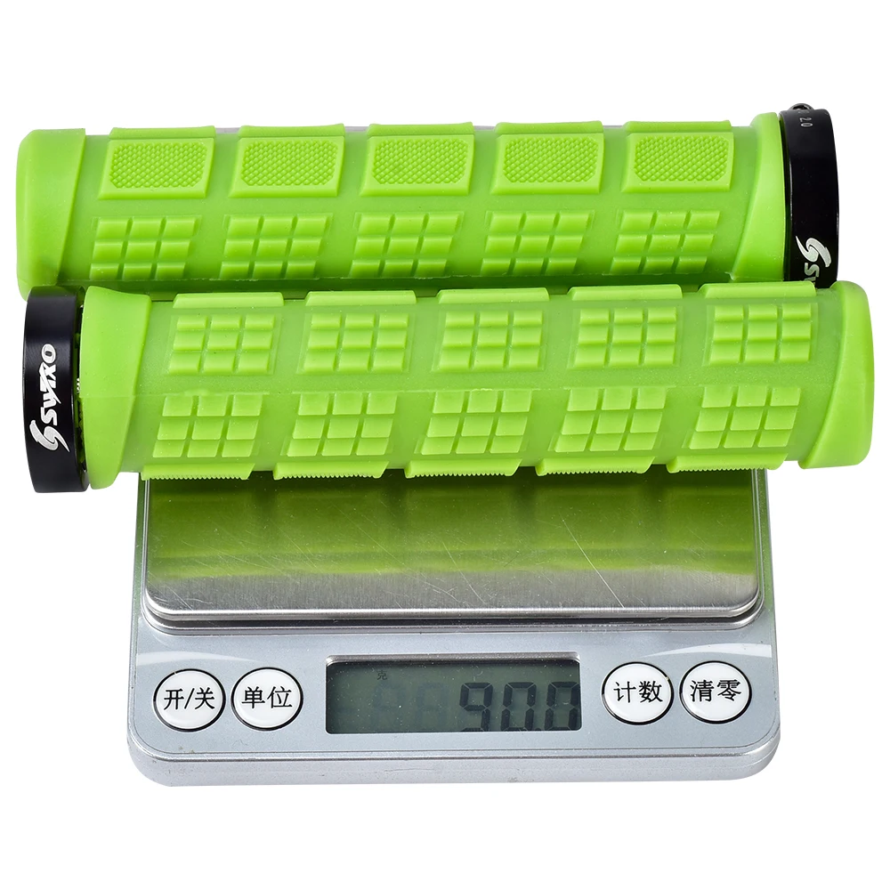 Ручки на руль велосипеда прочные противоударные резиновые противоскользящие