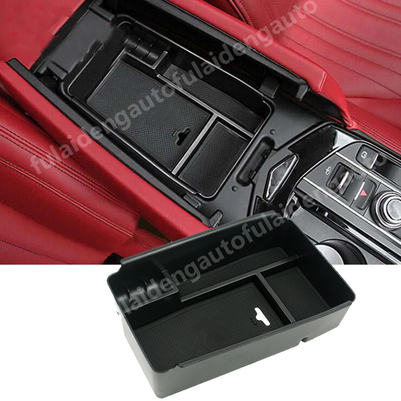 

For Maserati Levante 2016-2019 ABS Center Console Armrest Storage Box Organizer Tray Moulding Car Accessories