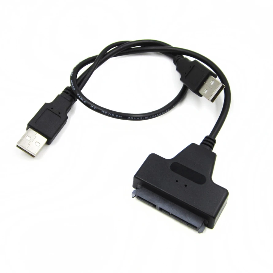 Переходник с USB 2 0 на SATA 7 + 15 Pin 22 для жесткого диска 5 дюйма HDD Dual 22Pin|Модули умного