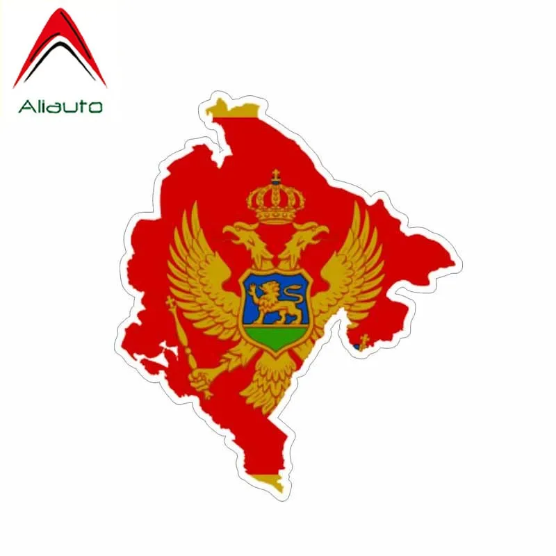 

Aliauto Personality Creative Car Sticker Montenegro Flag Sunscreen Anti-UV Decal Map Accessories Automobile Styling,12cm*14cm