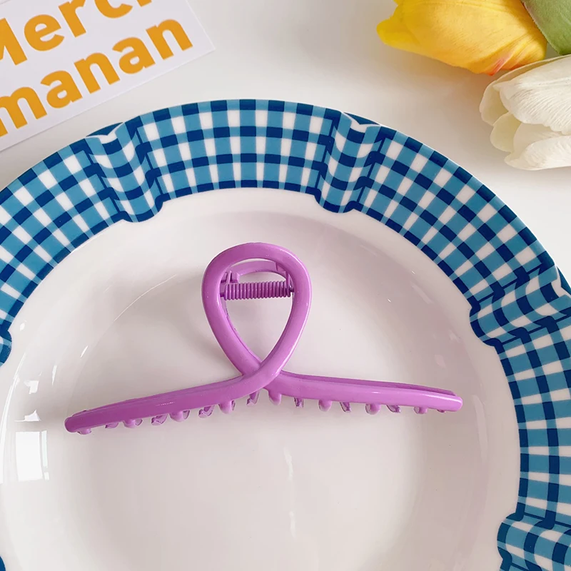 

2021 New Women Elegant Mulit-color Hollow Geometric Metal Hair Claw Vintage Hair Clips Headband Hairpin Fashion Hair Accessories