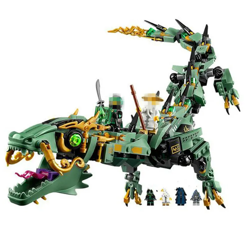 737 шт ниндзя строительные блоки игрушки для детей DIY Развивающие Совместимые