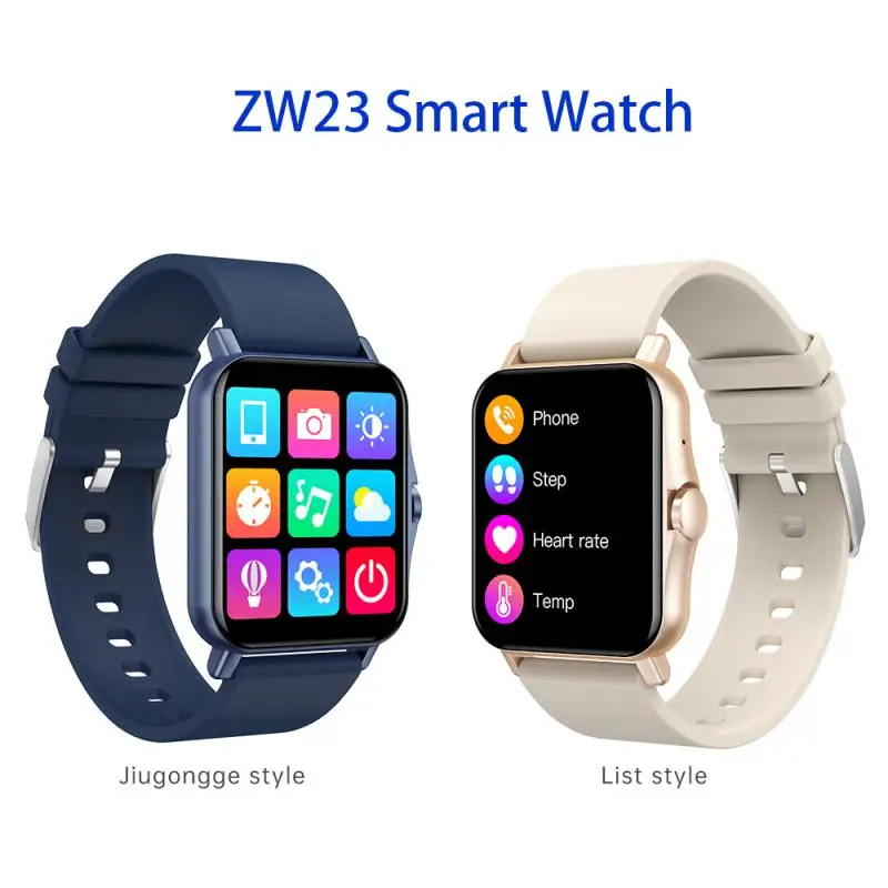 

ZW23 Bluetooth наручные Смарт-часы с приборы для измерения артериального давления сердечного ритма температура Smartwatch спортивный браслет для заня...