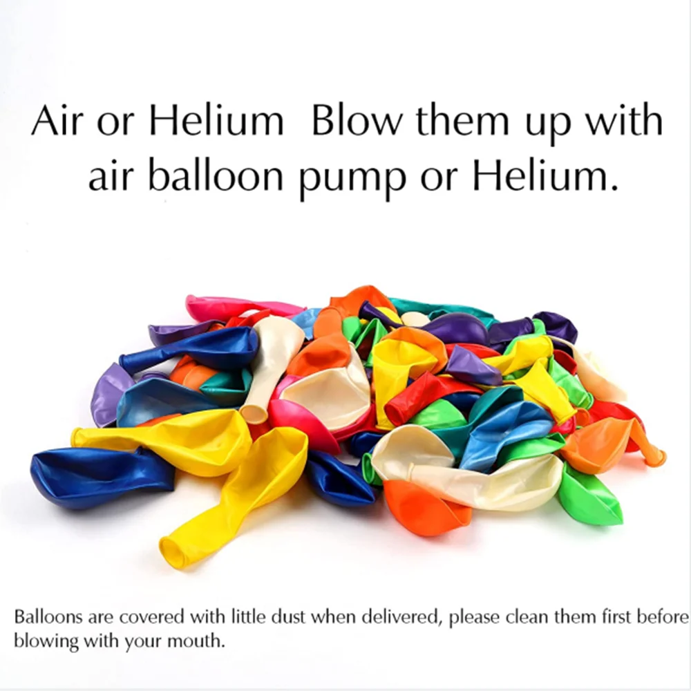 Латексные воздушные шары цвет радуги 10 дюймов 12 видов аксессуары для украшения