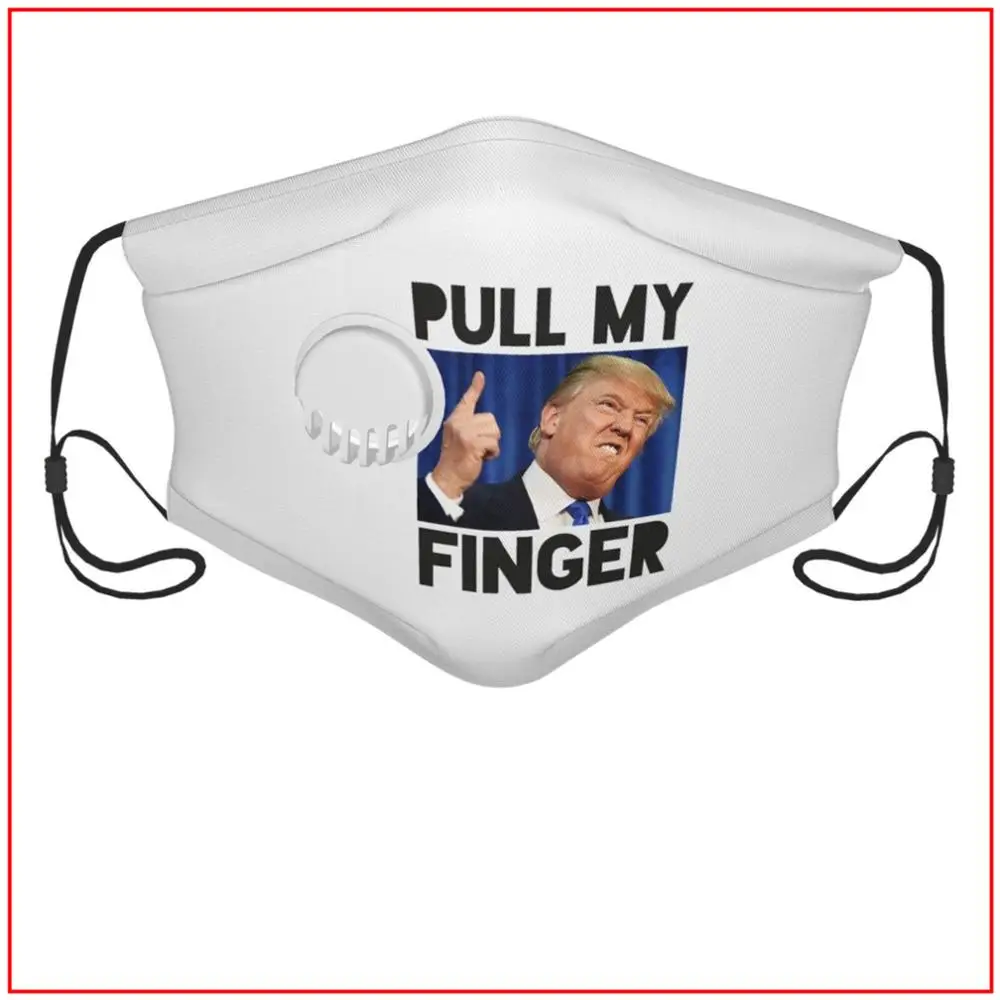 

Pull My Finger Kids Men Women Face Mask mask for face with filter Virus Cool Cotton Training Designs Masks for Germ Protection