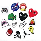 Аксессуары для обуви из ПВХ в стиле аниме, 1 шт.