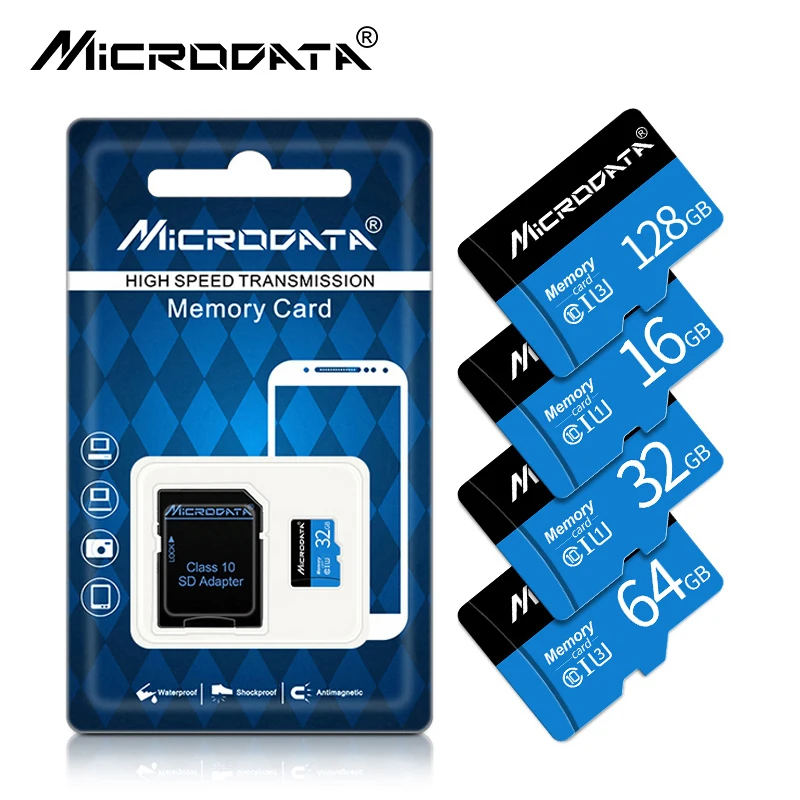 

Top Quality micro sd card 4GB 8GB 16GB 64GB Waterproof Memory Card 32GB 128GB high speed Class 10 flash TF card For tablet