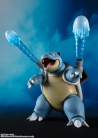 bandai genuine pokemon shf blastoise joints movable action figure model toys