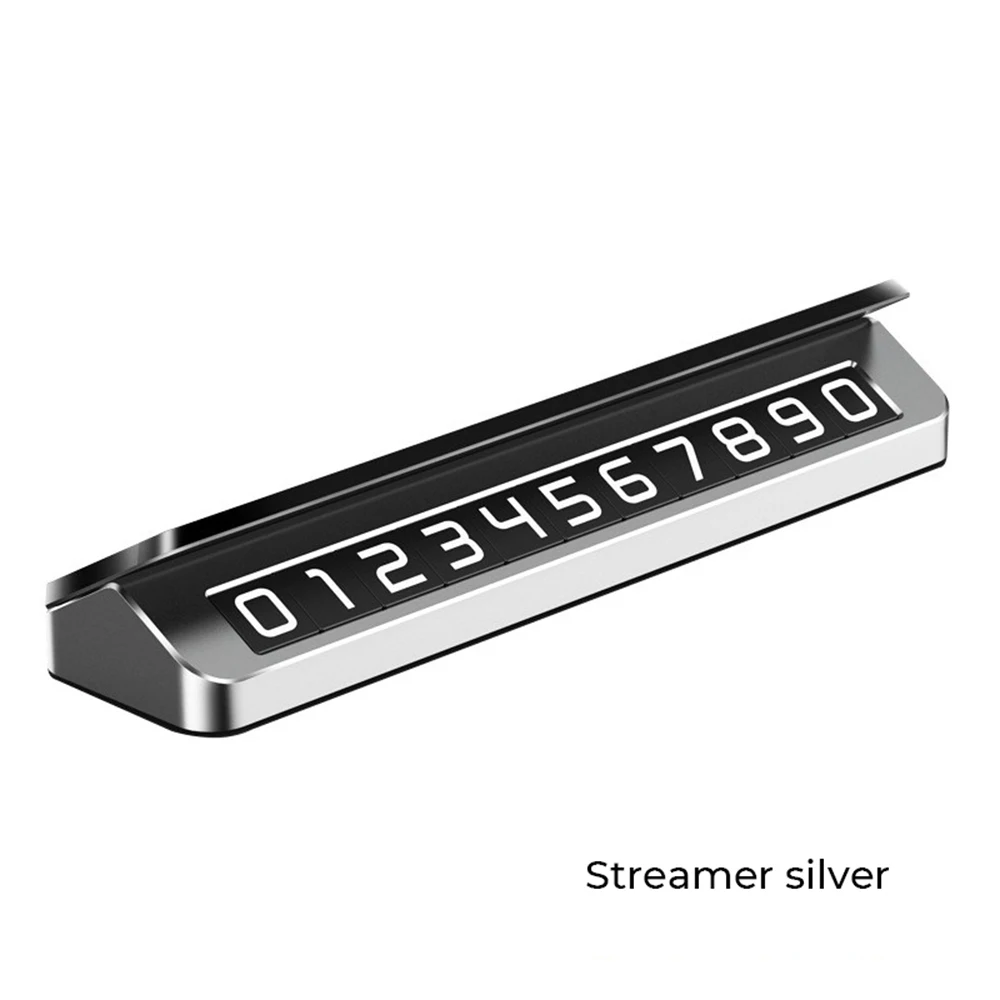 

Car Temporary Parking Assistance Car Parking Phone Number Stop Sign Creative Magnetic Stickers Auto Mental Accessories Interior