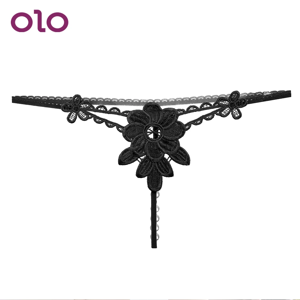 Эротическое нижнее белье стринги с вышивкой трусики соблазнительное для женщин