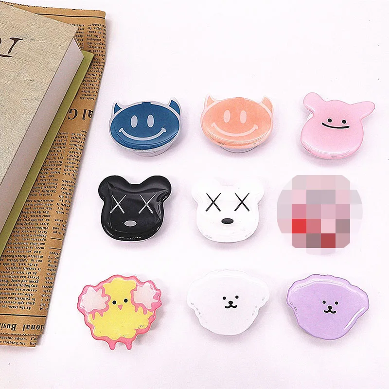 Складной держатель для телефона из АБС пластика с мультяшным медведем