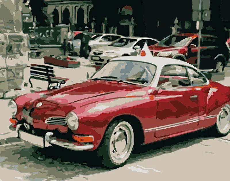 

Ferris Wheel Picture By Numbers For Children Kits Drawing On Canvas Wall Art HandPainted Oil Painting By Numbers Home Decor Gift