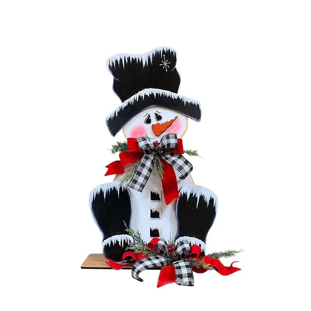 Искусственное Рождественское украшение в виде снеговика для рождественского
