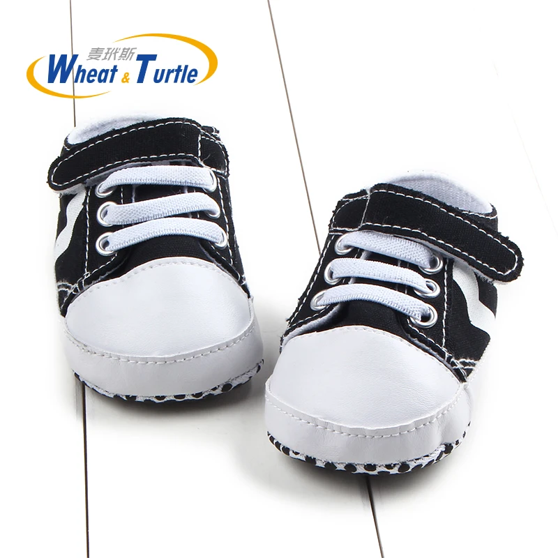Детская обувь на нескользящей подошве со шнуровкой для новорожденных Спортивная
