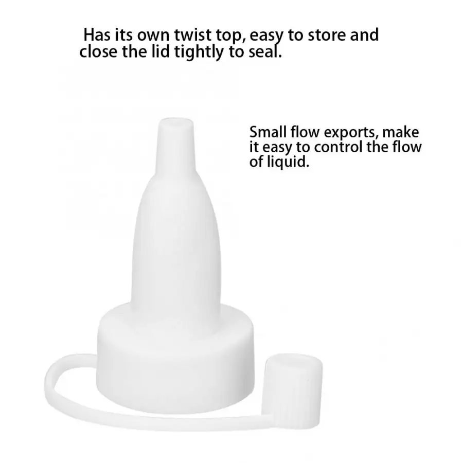 6 шт. 20 мм жидкая капельница верхняя крышка головка профессиональная белая