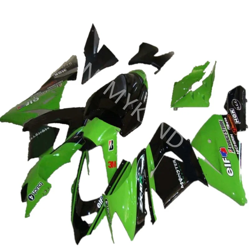 

Green black Injection Fairing For KAWASAKI NINJA ZX10R 04-05 ZX 10R 04 05 ZX10 R 2004 2005 motorbike fairing kits