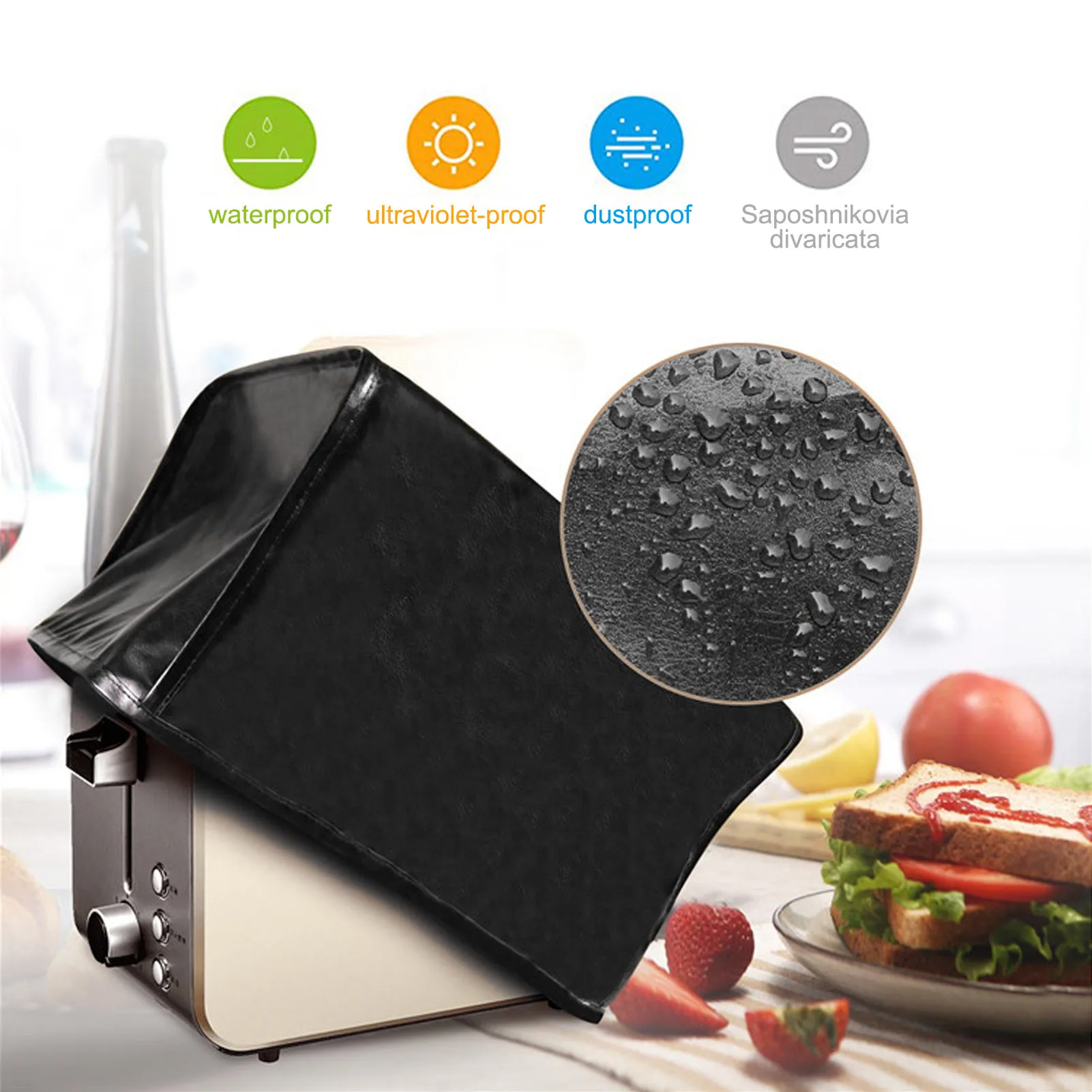 

28*20.5*20.5cm Bread Machine Cover Leather Dustproof Cap Toaster Anti Dust Maker Machine Coverups Case Kitchen Accessories tools