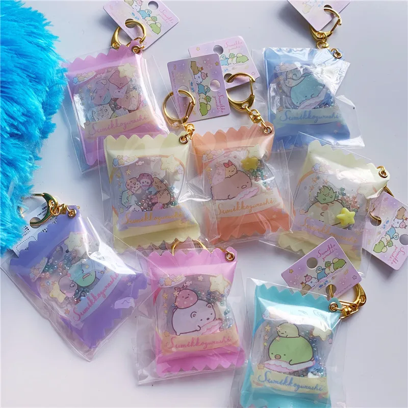 1 шт. новинка брелок sumikko gurashi из ПВХ с подвеской школьный для сумки детские