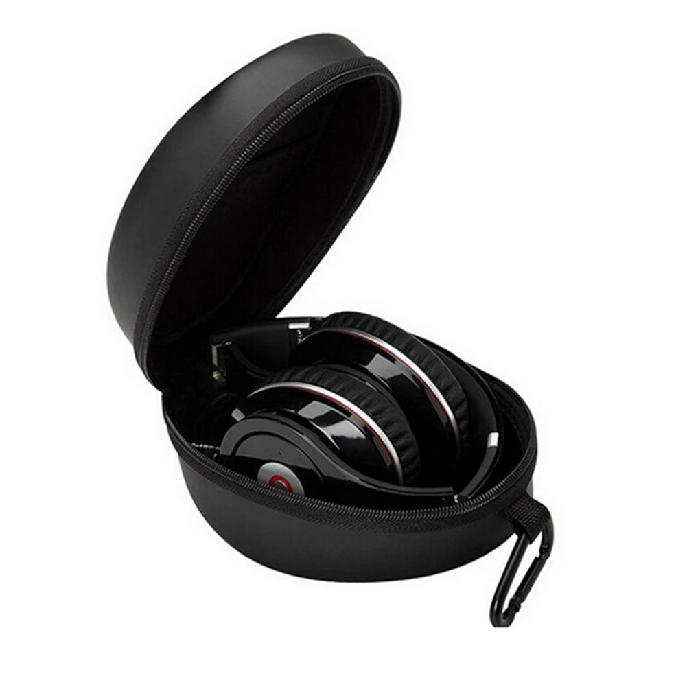 

Portable Earphone Holder Case Storage Headphones Case Carrying Hard Bag Box Case For Headphone Earbuds Memory Card USB Cable