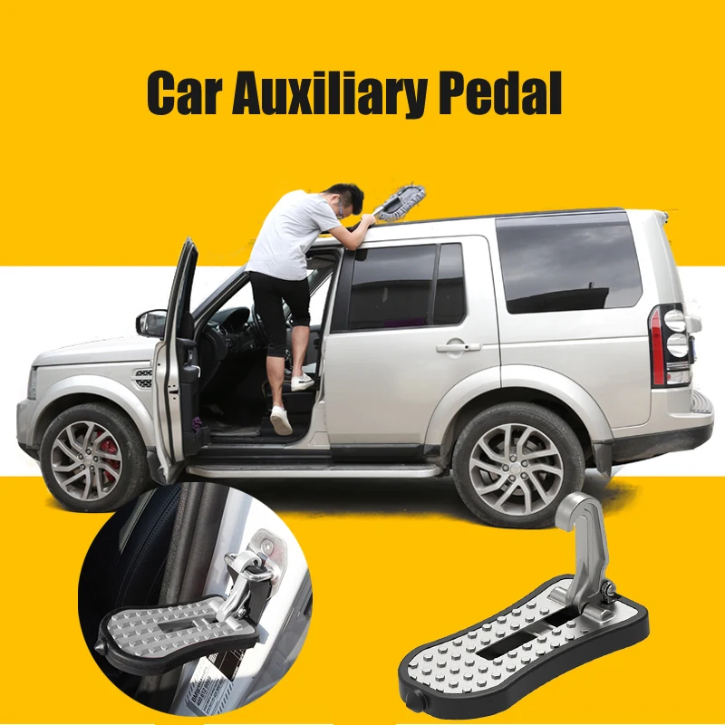 

Aluminium Alloy Auto Rooftop Luggage Ladder Roof Pedal Safety Hammer For Lada Granta Niva Vesta Priora Vaz 2106 2107 2110 2114