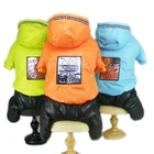 Комбинезон для собак на четырех ножках, теплая флисовая толстовка с капюшоном, для маленьких собак, чихуахуа, Йоркшира, 05