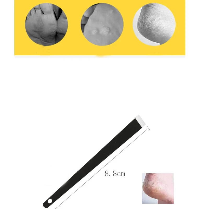 Скребок для удаления омертвевшей кожи ног инструмент педикюра портативный