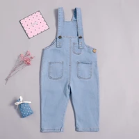 2020talloly european and american hot models for autumn and winter new denim overalls simple and fashionable childrens overalls