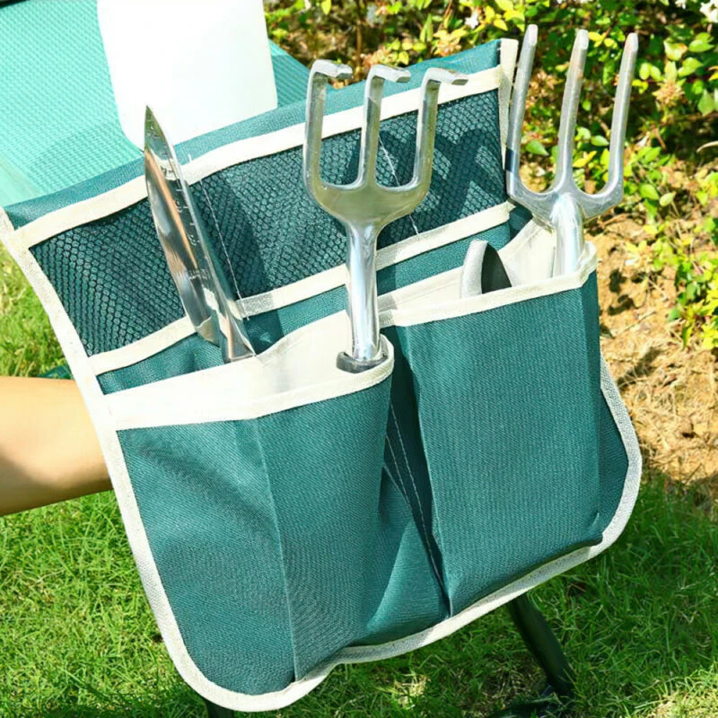 Складной садовый разминающий стул настольный инструмент сумка для защиты