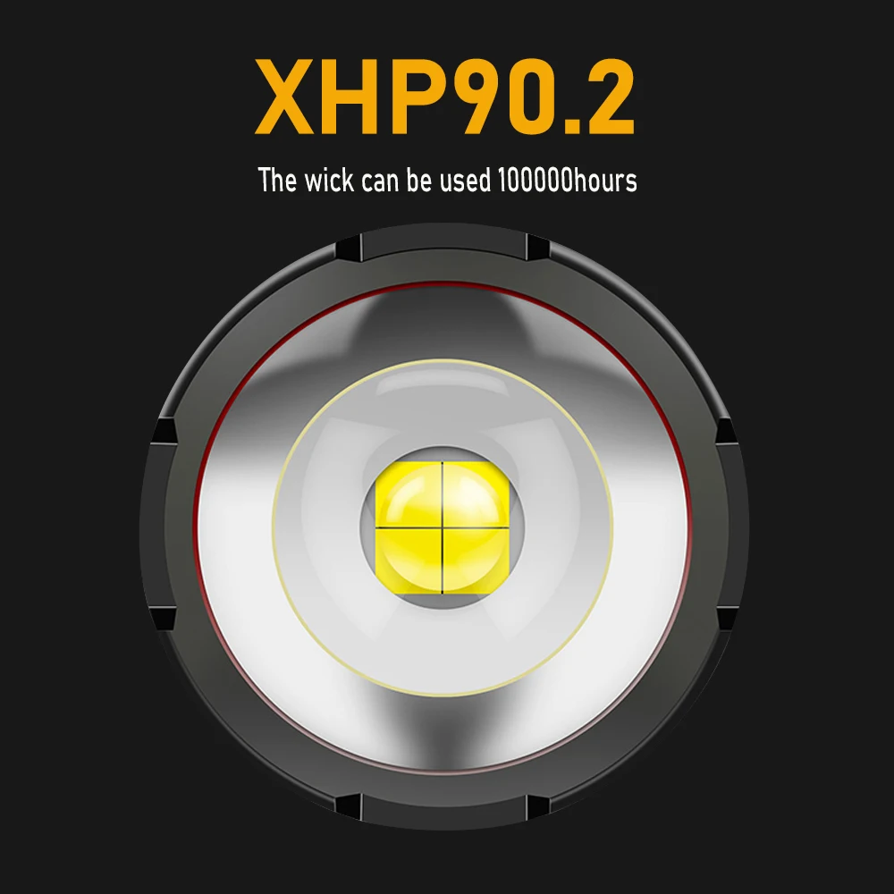 Самый мощный светодиодный фонарик Новый CREE XHP90 USB Перезаряжаемый фонарь XHP50 XHP70 с