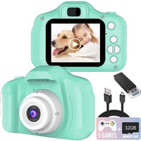 children kids camera educational toys for baby gift mini digital camera 1080p projection video camera with 2 inch display screen