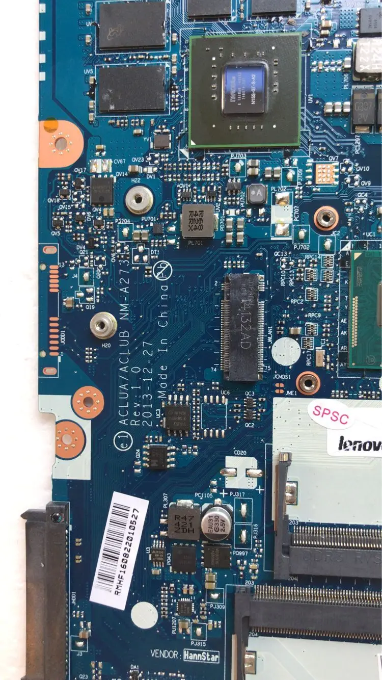 

KEFU ACLUA/ACLUB NM-A273 For Lenovo Z50-70 G50-70M Notebook Motherboard CPU 3558U GT820M 2G DDR3 100% Test Work