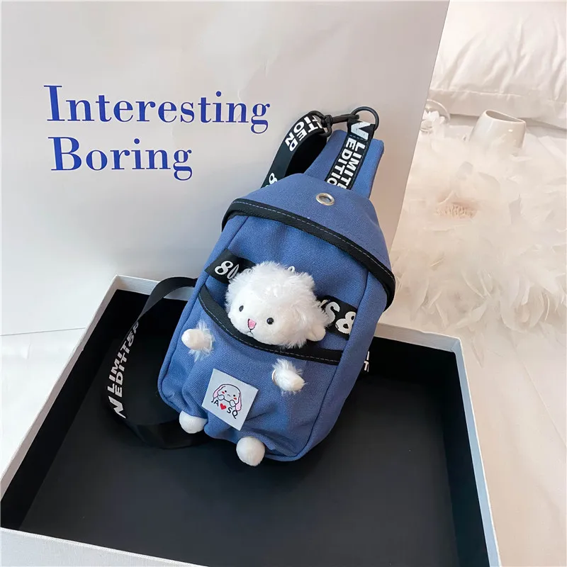 Милые женские сумки на одно плечо с милым медведем нагрудная сумка через для