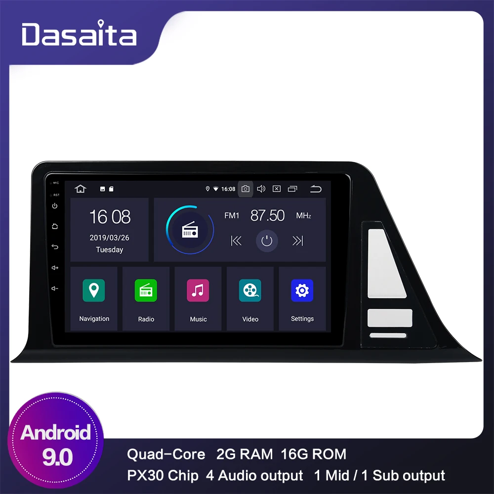 Android 9 0 автомобиля 1 din Автомобильный мультимедийный для ЧР Европейский стиль