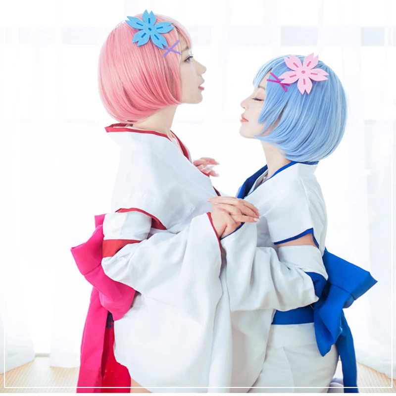 Костюмы для косплея Re:Life In A Different World From Zero Ram Rem милое платье изготовленное на
