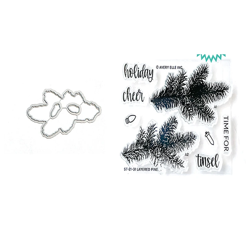 

Christmas Seaweed Metal Cutting Dies Scrapbook Diary Decoration Embossing 2021 New DIY Greeting Card Handmade Arrival