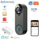 Дверной звонок, 1080P, Wi-Fi, Tuya, умный дом, беспроводной дверной звонок, домофон для квартиры, дверной звонок, кольцо для домашней безопасности