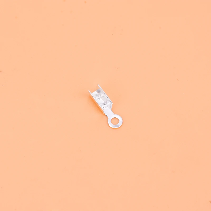 Цепочка из серебра 925 пробы с черным цирконием 10 шт.|Ювелирная фурнитура и